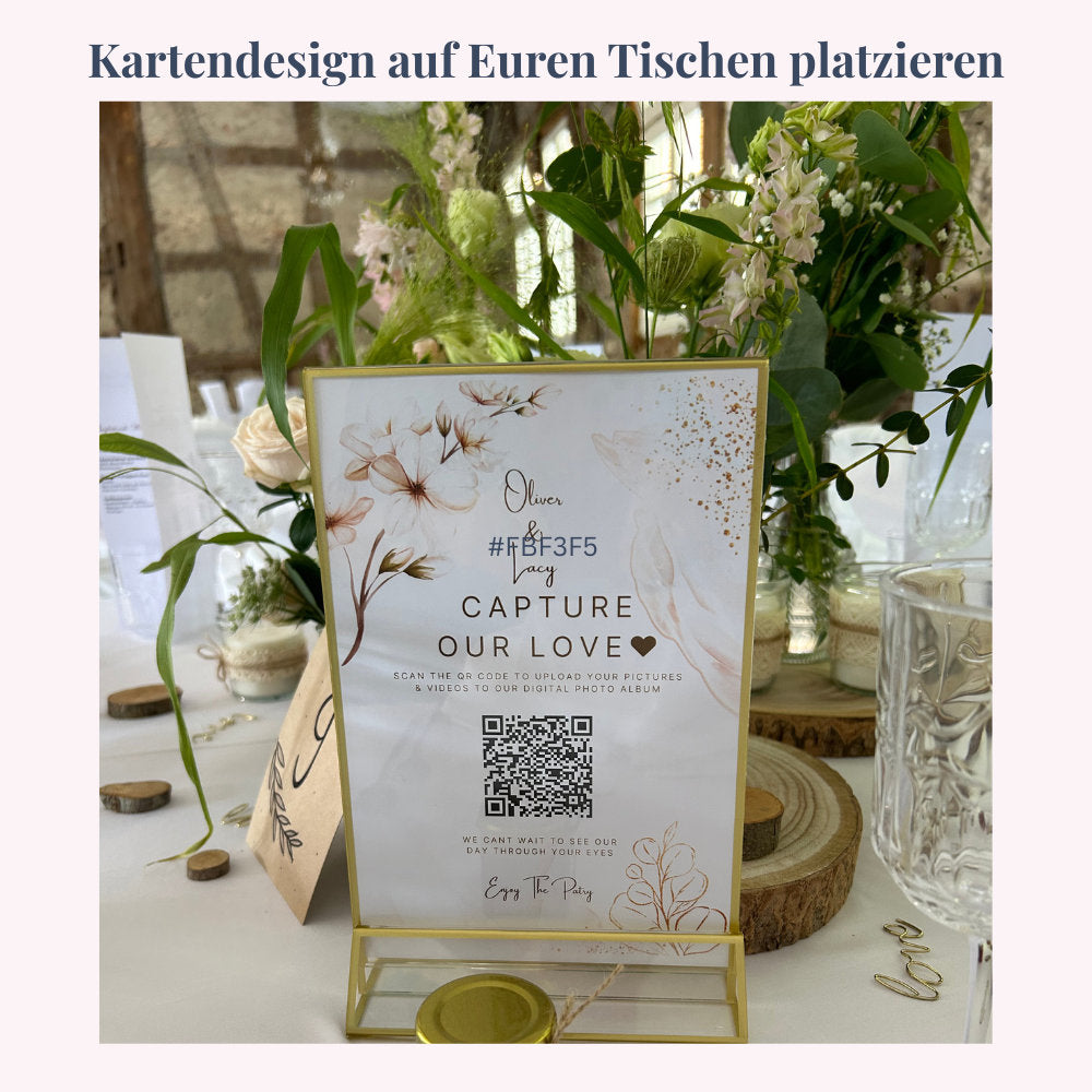 Hochzeits-Galerie inkl. QR-Code