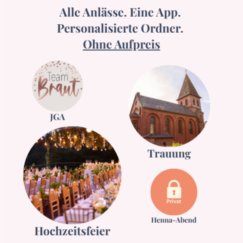 Hochzeits-Galerie inkl. QR-Code